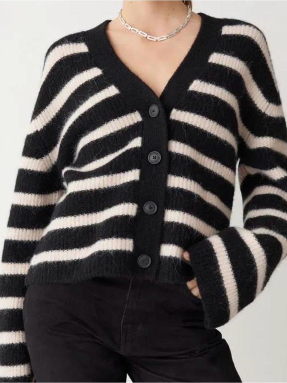 & OTHER STORIES oversized wool and alpaca knit cardigan, women’s size XS